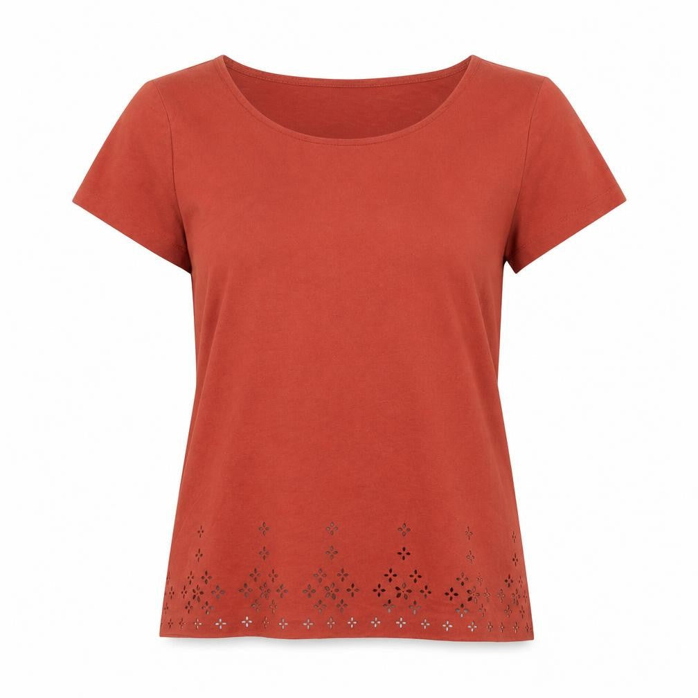 Womens UK Size 10 ESMARA Red  T-Shirt
