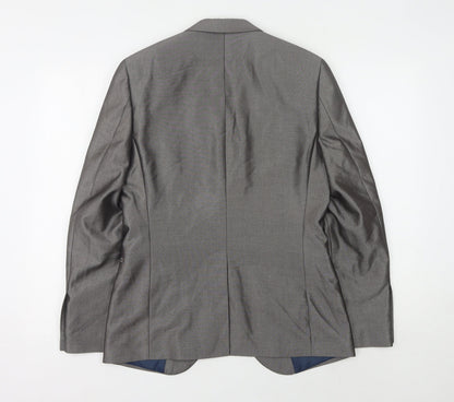 Mens UK Size 36 ventuno 21 Regular Grey Suit Jacket