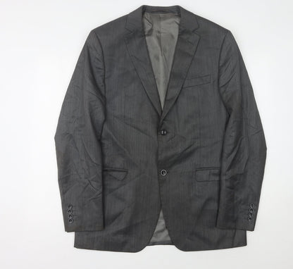 Mens UK Size 42 DKNY Regular Grey Suit Jacket