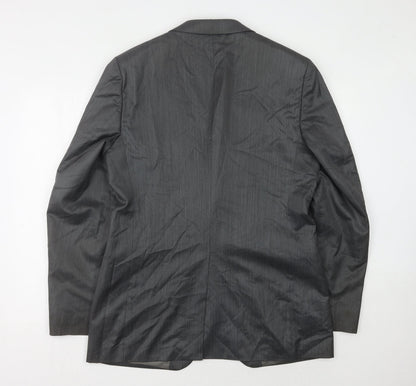 Mens UK Size 42 DKNY Regular Grey Suit Jacket