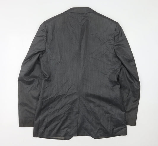 Mens UK Size 42 DKNY Regular Grey Suit Jacket