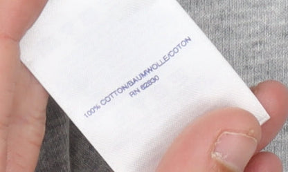 Lands' End Men's Grey Crew Neck T-Shirt L