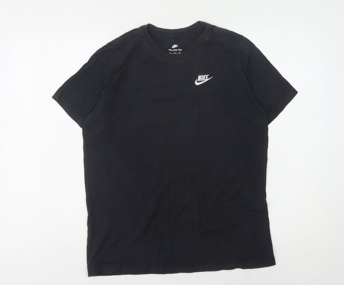 Nike Men's Black XL Logo Tee, Short Sleeve, Crew Neck