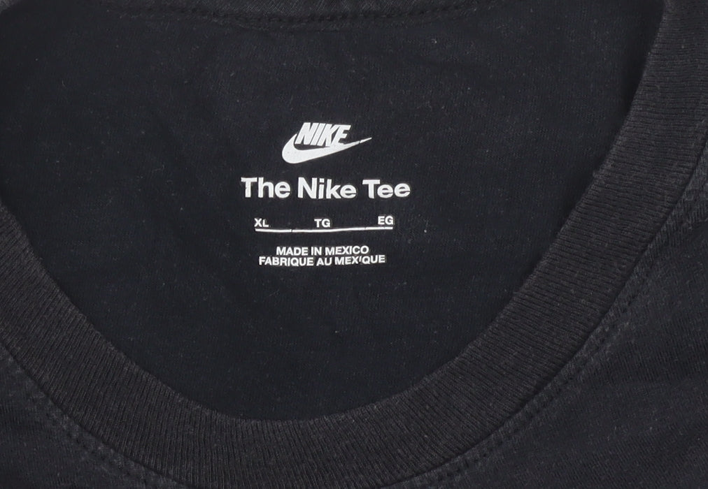 Nike Men's Black XL Logo Tee, Short Sleeve, Crew Neck