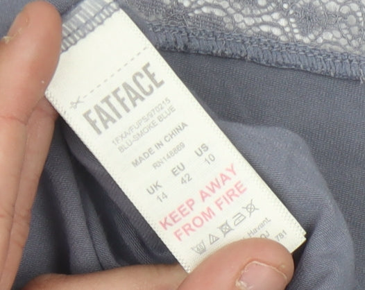 Womens UK Size 14 FatFace Blue  Tank