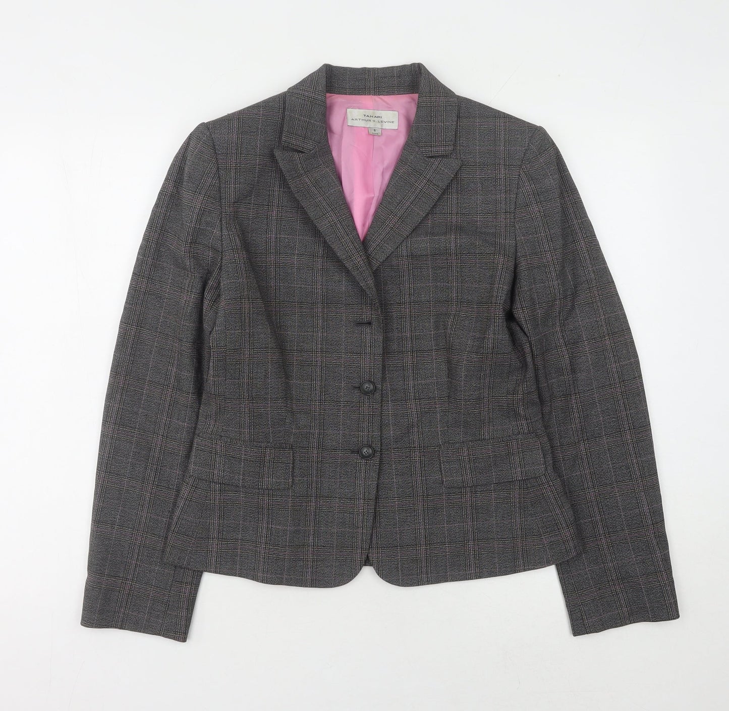 Womens UK Size 8 Tahari Regular Grey Blazer