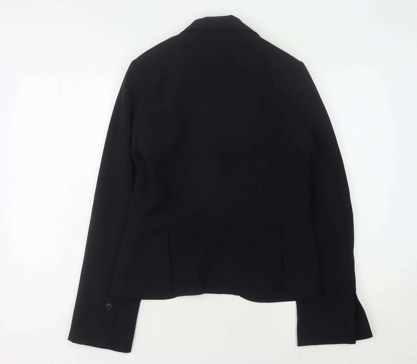 H&M Women's Black Blazer Size 10 Regular Fit
