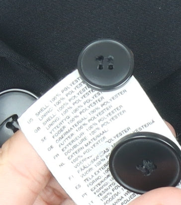 H&M Women's Black Blazer Size 10 Regular Fit