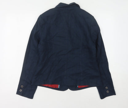 Marks and Spencer Women's Blue Suit Jacket Size 12