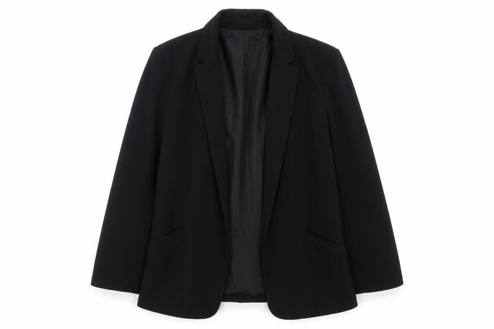 Womens UK Size 8 Oasis Regular Black Blazer