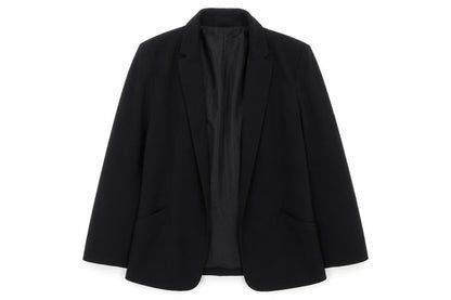 Womens UK Size 8 Oasis Regular Black Blazer