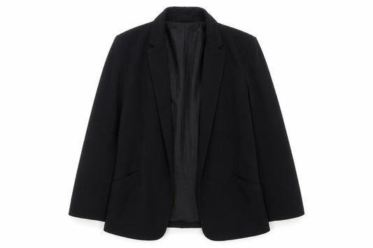 Womens UK Size 8 Oasis Regular Black Blazer