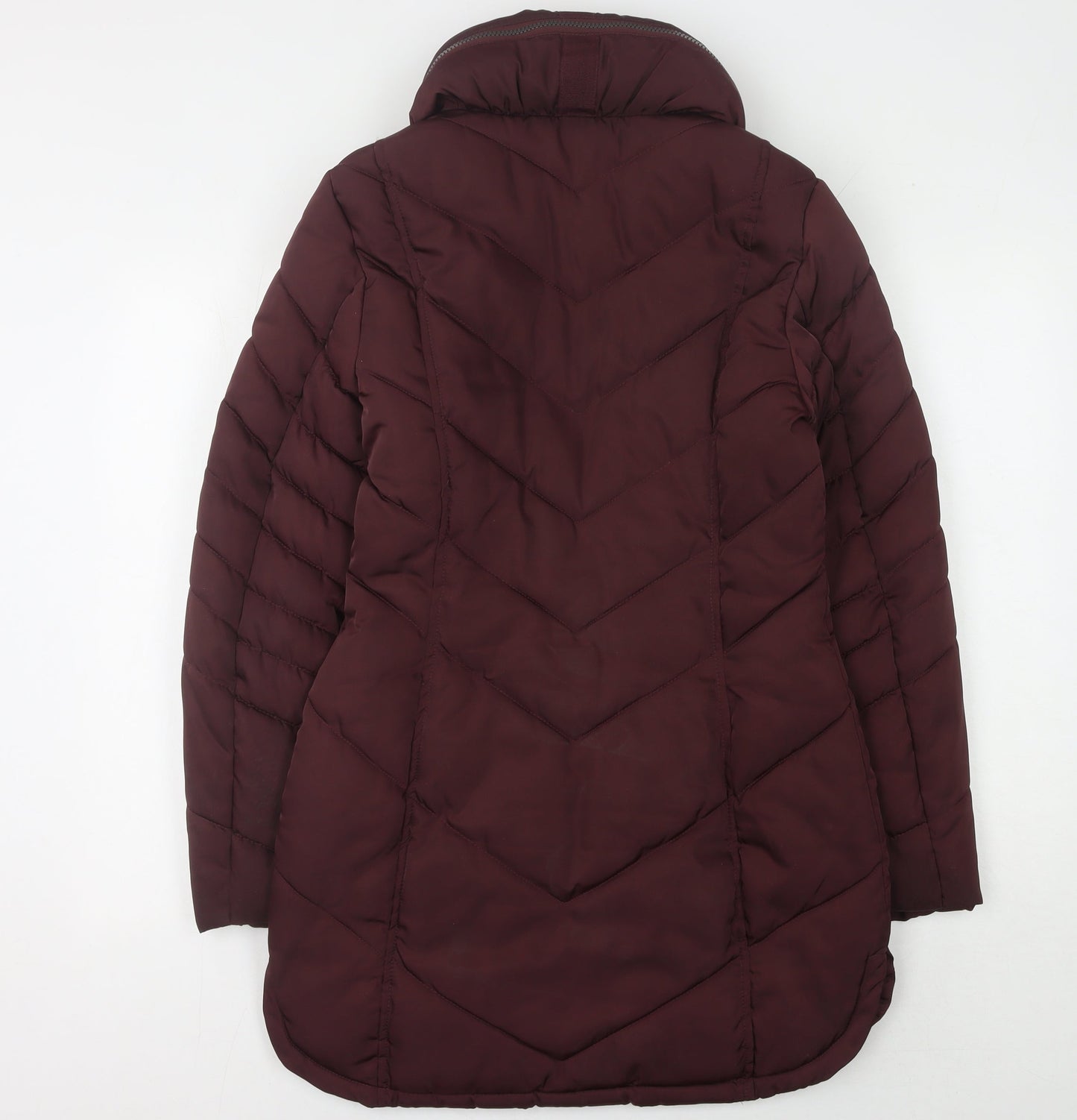 Womens UK Size 8 NEXT Red Puffer Jacket