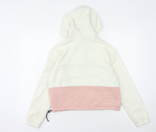 Champion Women's Ivory Pink Pullover Hoodie - Size S