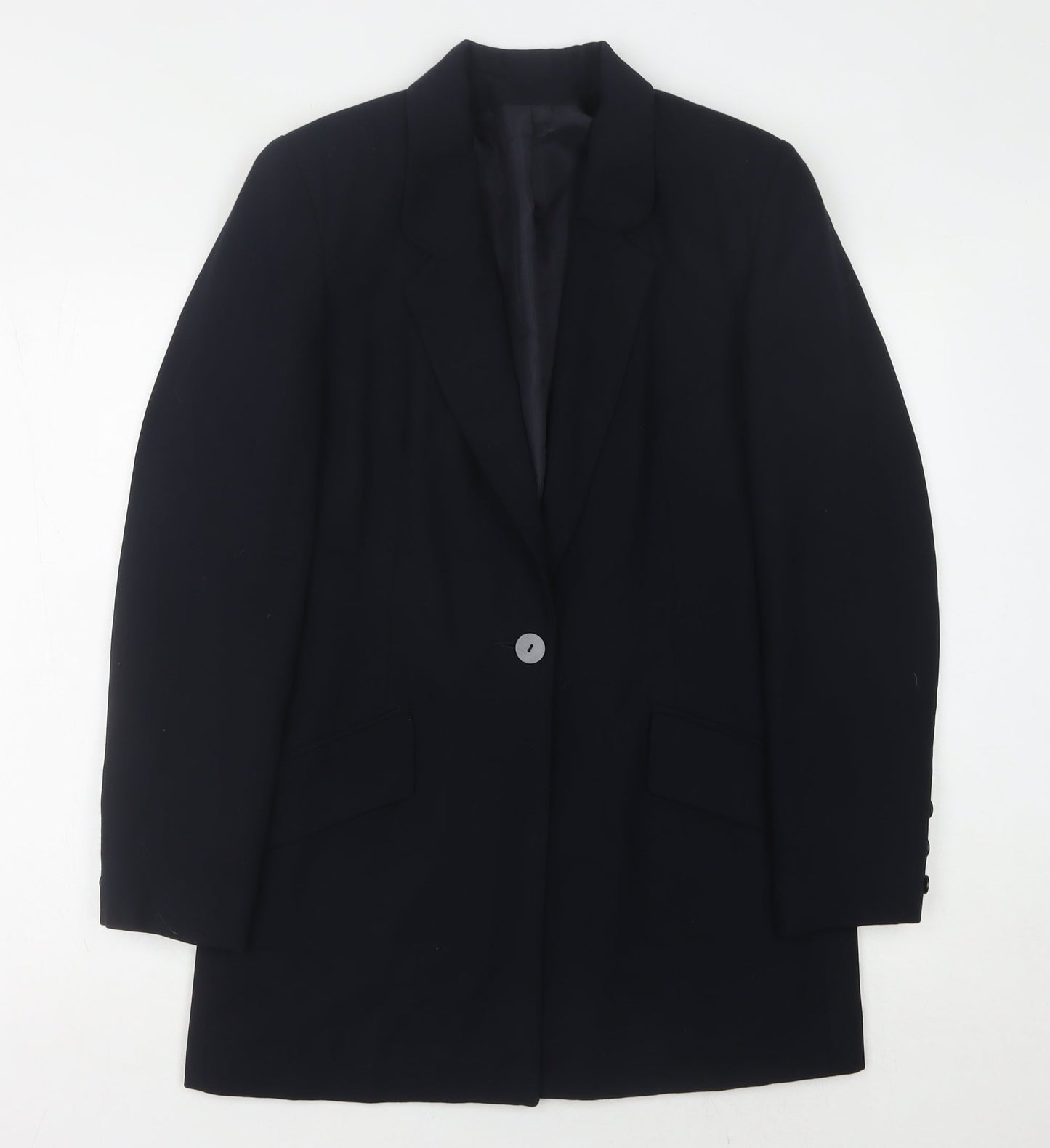 Principles Women's Black Blazer Size 10 Single-Breasted