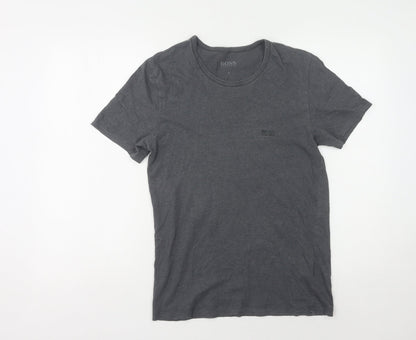 Mens UK Size S HUGO BOSS Grey  T-Shirt