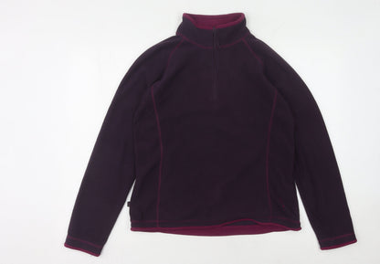 Mountain Life Women’s Purple Fleece Pullover Sweatshirt Size 12