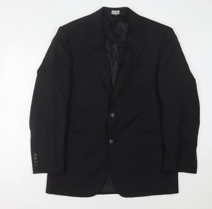 Jos. A. Bank Men’s Black Striped Wool Blazer 41R