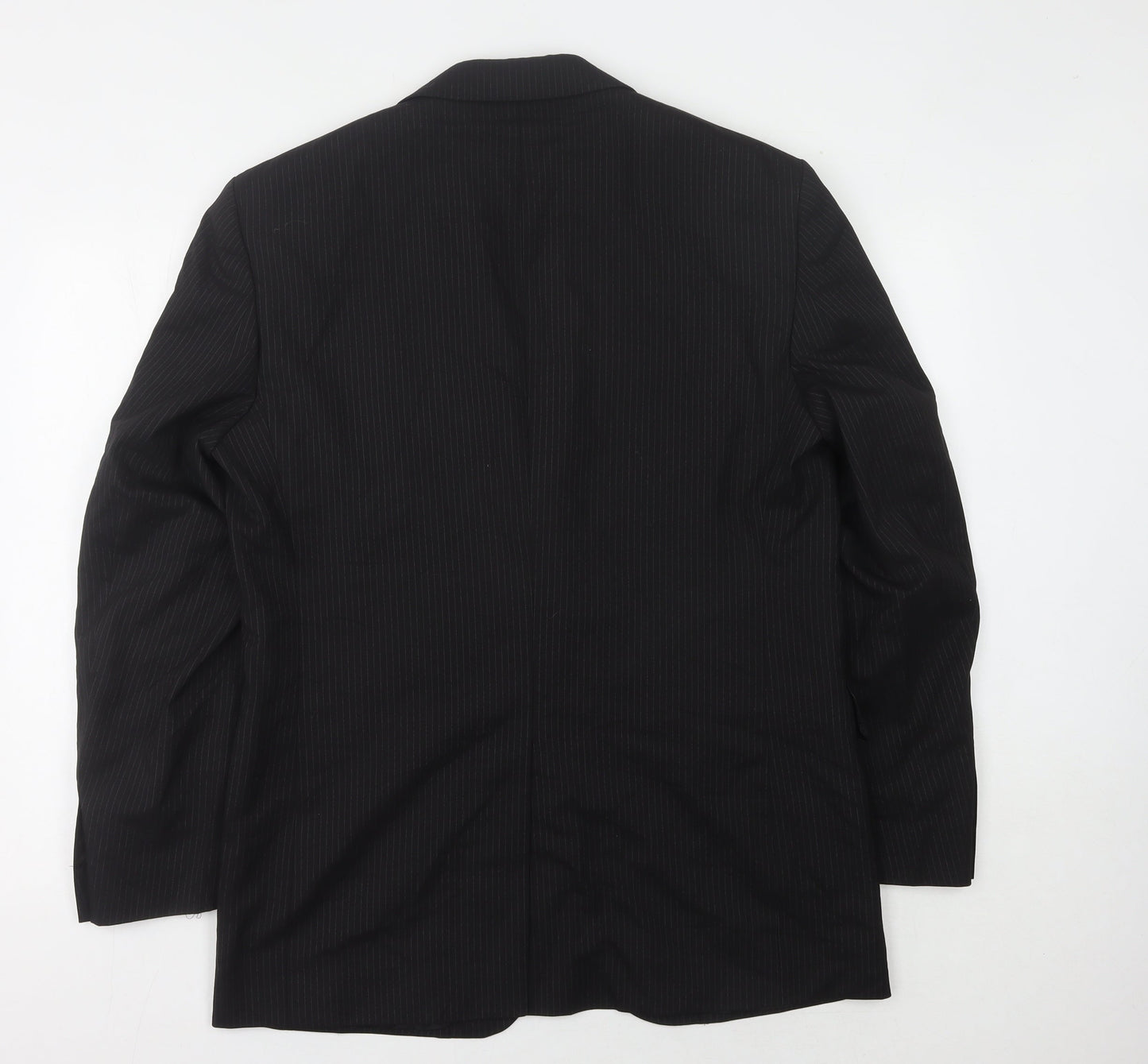 Jos. A. Bank Men’s Black Striped Wool Blazer 41R