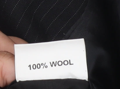 Jos. A. Bank Men’s Black Striped Wool Blazer 41R