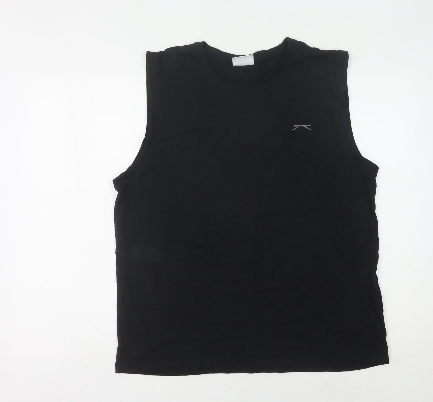 Slazenger Men's Black Tank Top, L, Sportswear, Gym