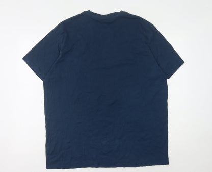McKenzie Men's Blue XL Short Sleeve T-Shirt