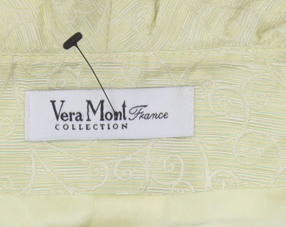 Vera Mont Women’s Yellow Suit Jacket Size 10