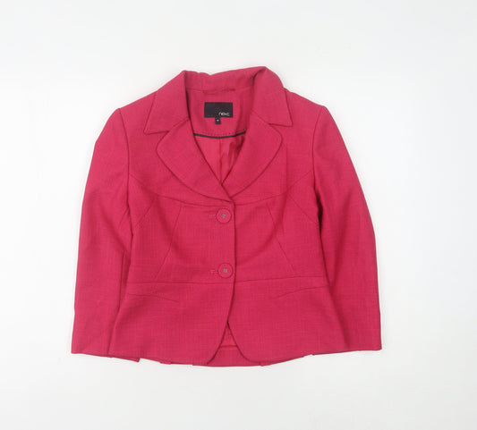 Next Women's Pink Suit Jacket Size 8R - Classic Fit