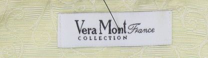 Vera Mont Women's Yellow Sheath Dress, Size 12, Formal