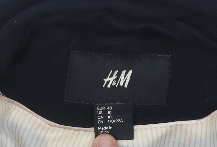 H&M Women's Black Blazer - Size 12 - Business Casual