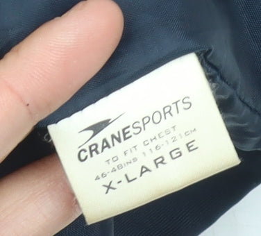 Mens UK Size XL Crane Sports Blue Basic Jacket