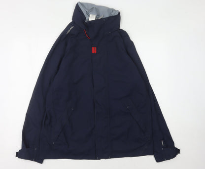 Mens UK Size L Oxylane Blue Basic Jacket