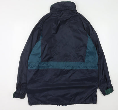 Mens UK Size M Champion Blue Rain Coat