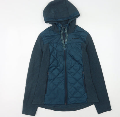 Womens UK Size M Quechua Blue Puffer Jacket