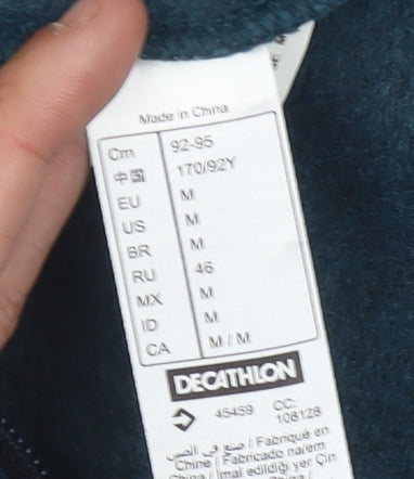 Womens UK Size M Quechua Blue Puffer Jacket