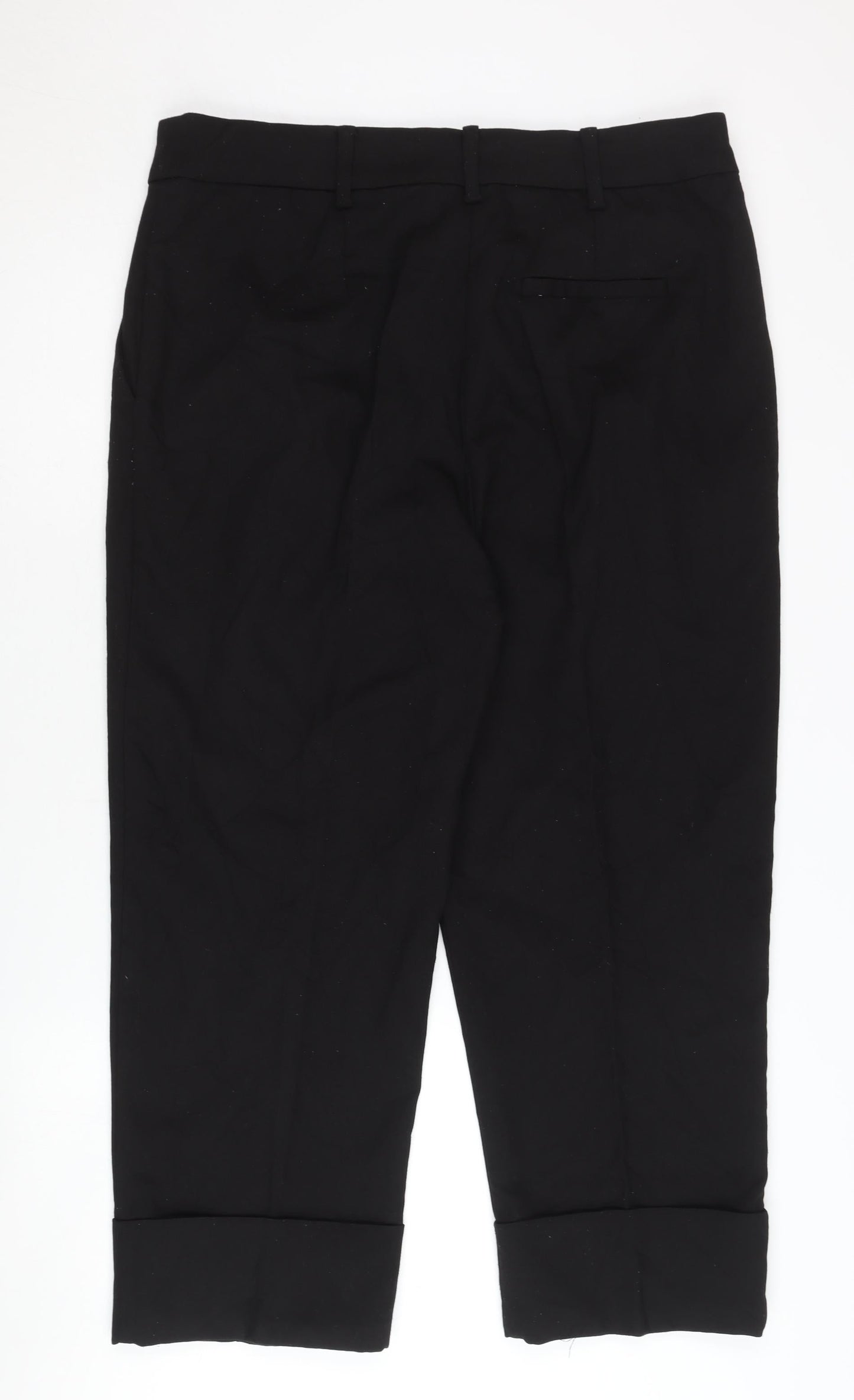 Womens UK Size 16 MNG   Black Trousers
