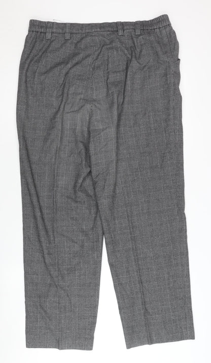 Womens UK Size 12 MICHELE Slim Fit  Grey Trousers