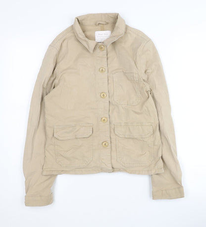 Womens UK Size 8 Part Two Beige Basic Jacket