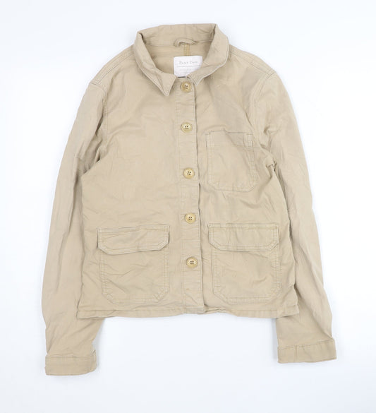 Part Two Women's Beige Basic Jacket Size 8