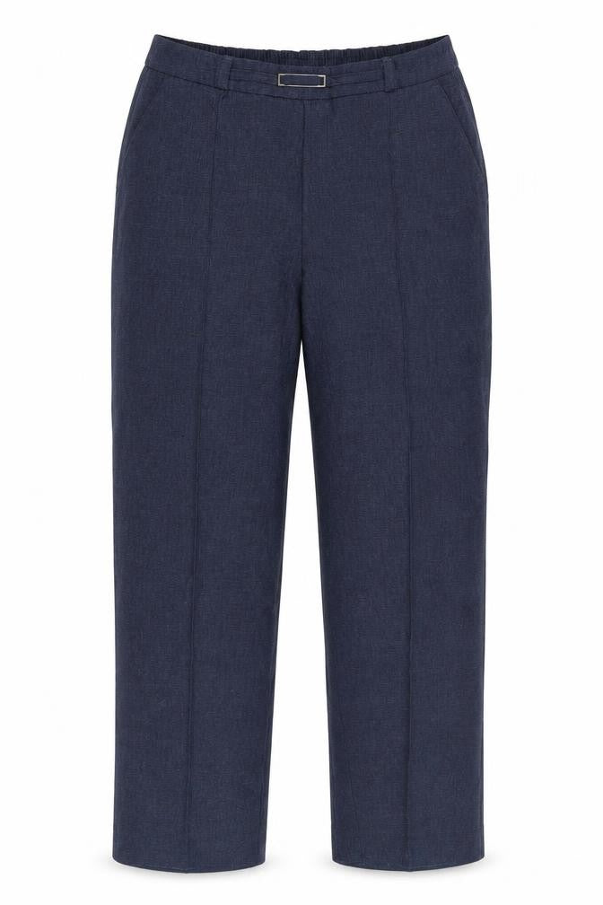 Womens UK Size 10 Honor Millburn Regular Fit Straight Blue Trousers