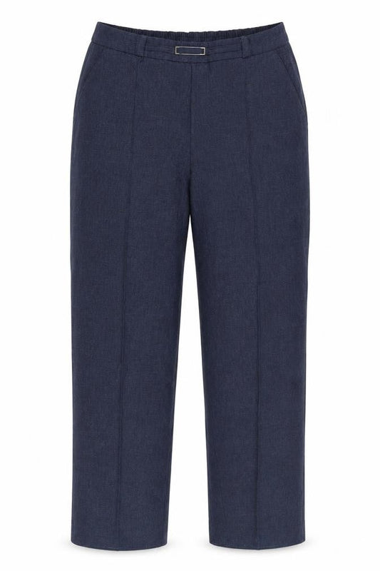 Womens UK Size 10 Honor Millburn Regular Fit Straight Blue Trousers