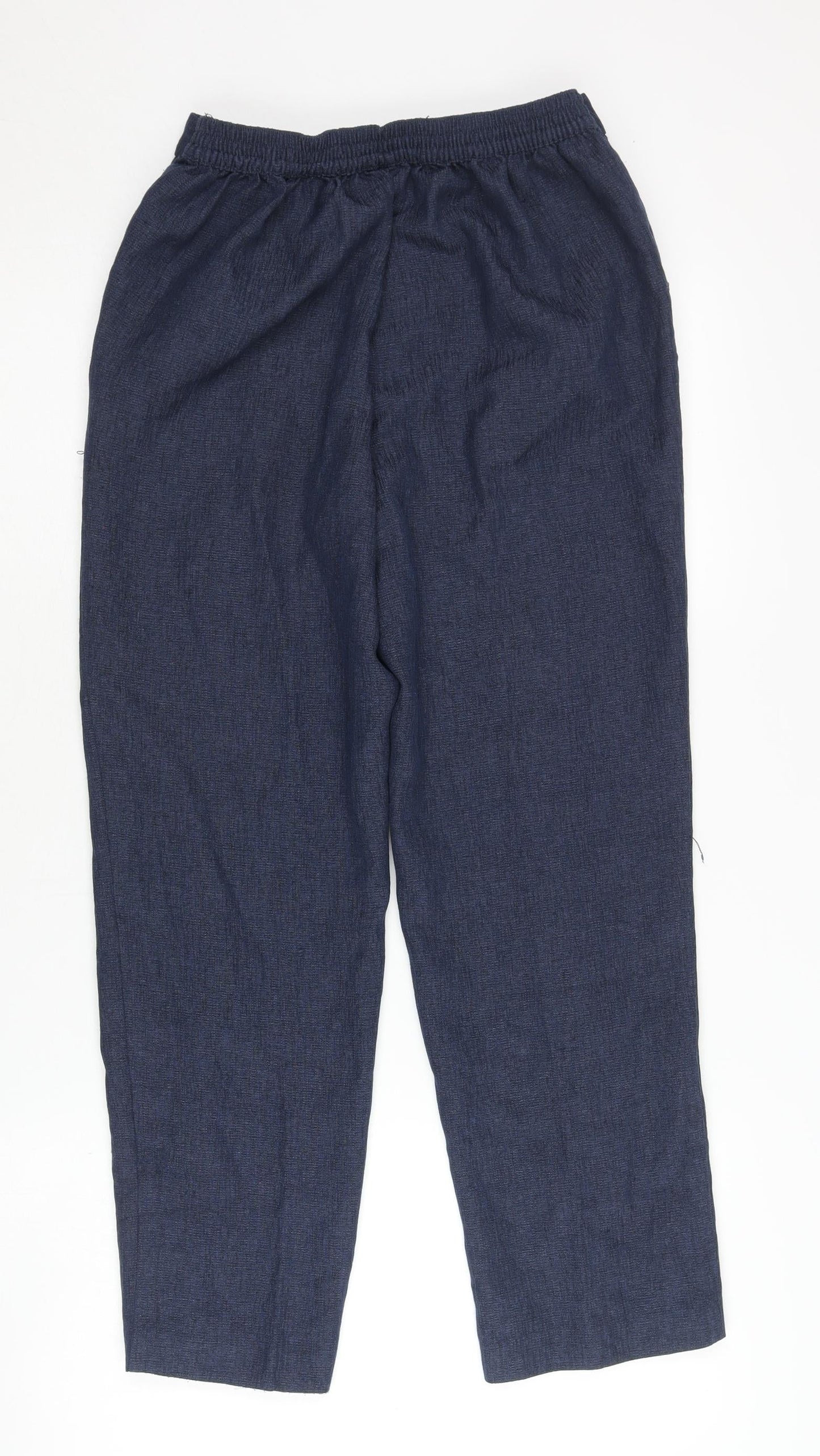 Womens UK Size 10 Honor Millburn Regular Fit Straight Blue Trousers