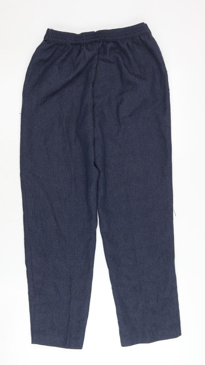 Womens UK Size 10 Honor Millburn Regular Fit Straight Blue Trousers