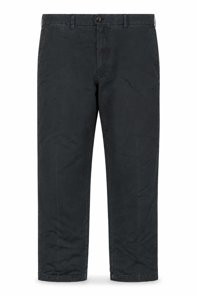 Mens UK Size L Marks and Spencer Regular Fit Chino Black Trousers