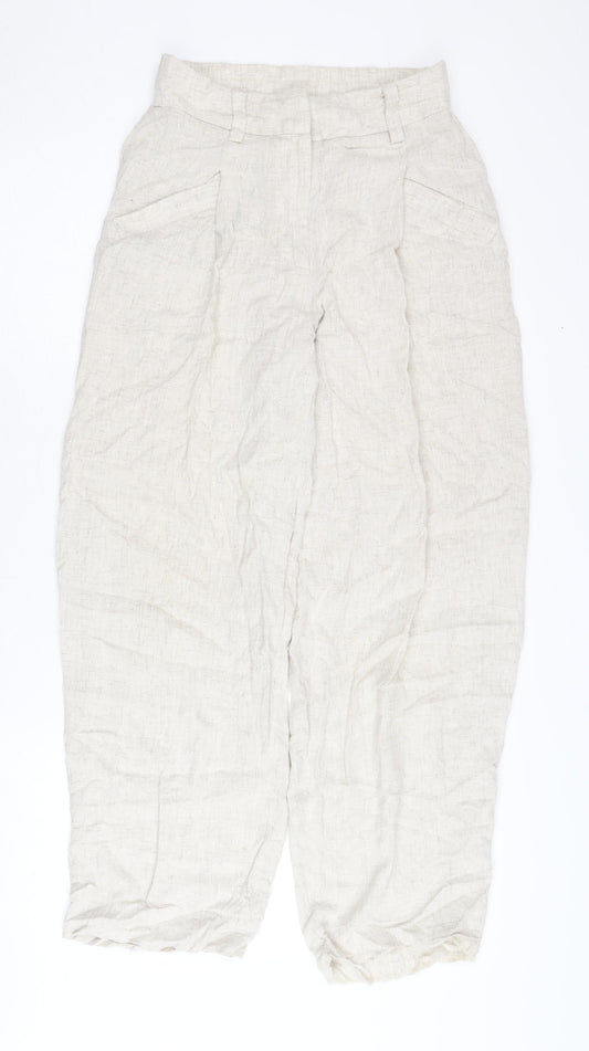 Topshop Women's Ivory Trousers Size 8