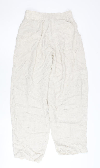Topshop Women's Ivory Trousers Size 8