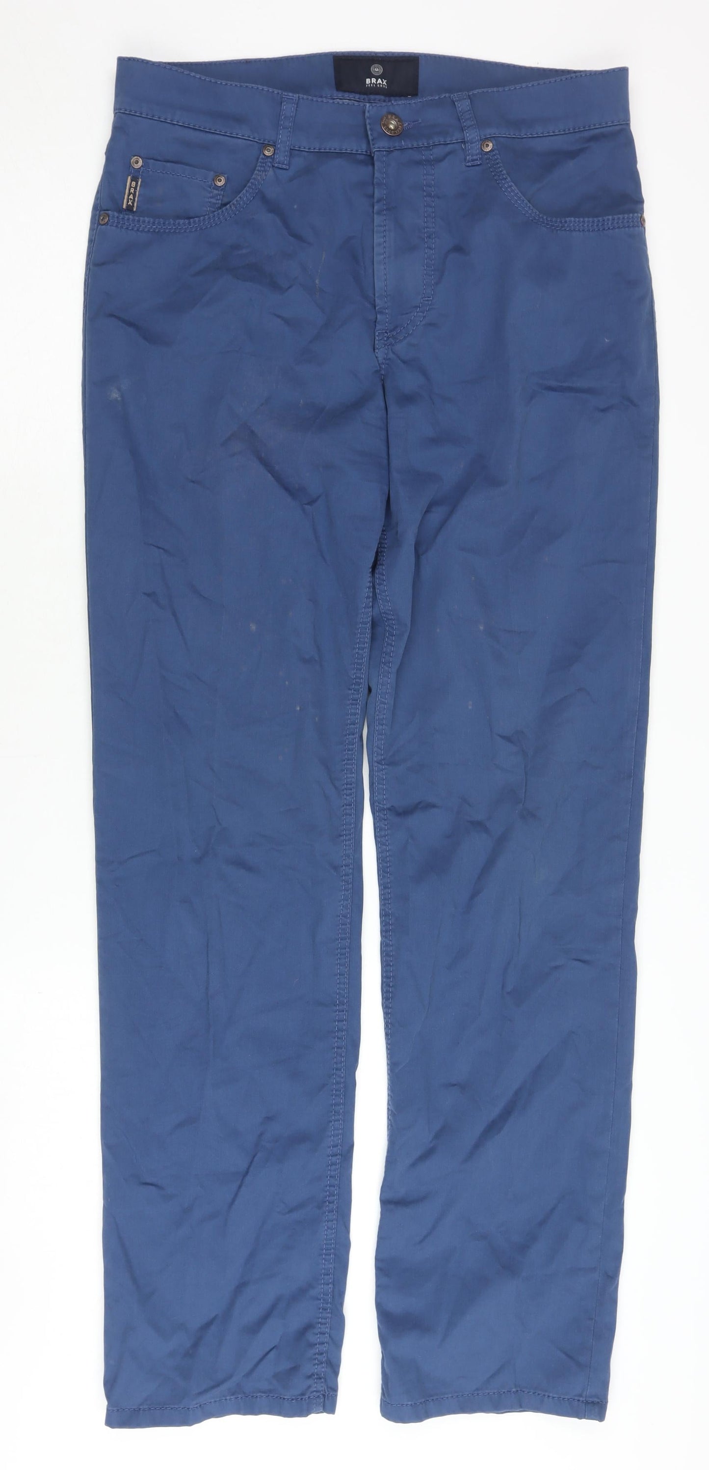 Brax Men's Blue Trousers Size 32