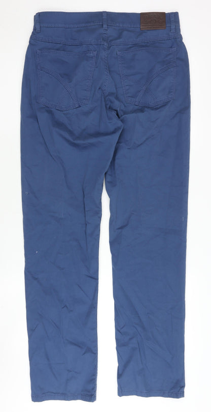 Brax Men's Blue Trousers Size 32