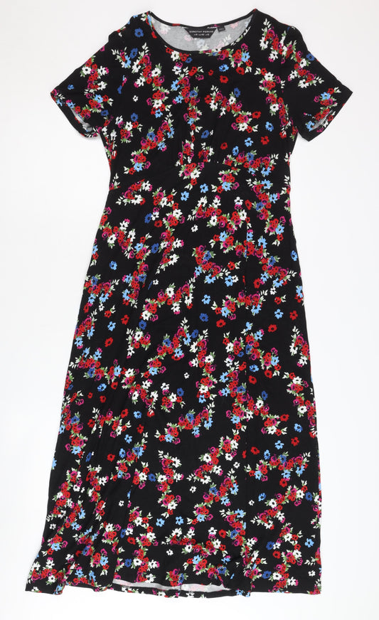 Dorothy Perkins Floral Dress UK 12 Women Multicoloured
