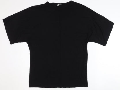Womens UK Size 10 ASOS Black  T-Shirt